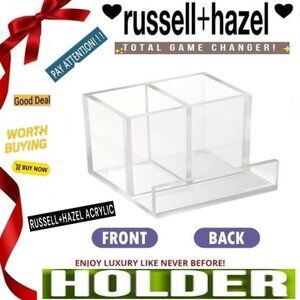 🛑 RUSSELL+HAZEL Acrylic BLOC Card ➕🆒 HOLDER Compartment Sorter💸BUY NOW‼️🟢